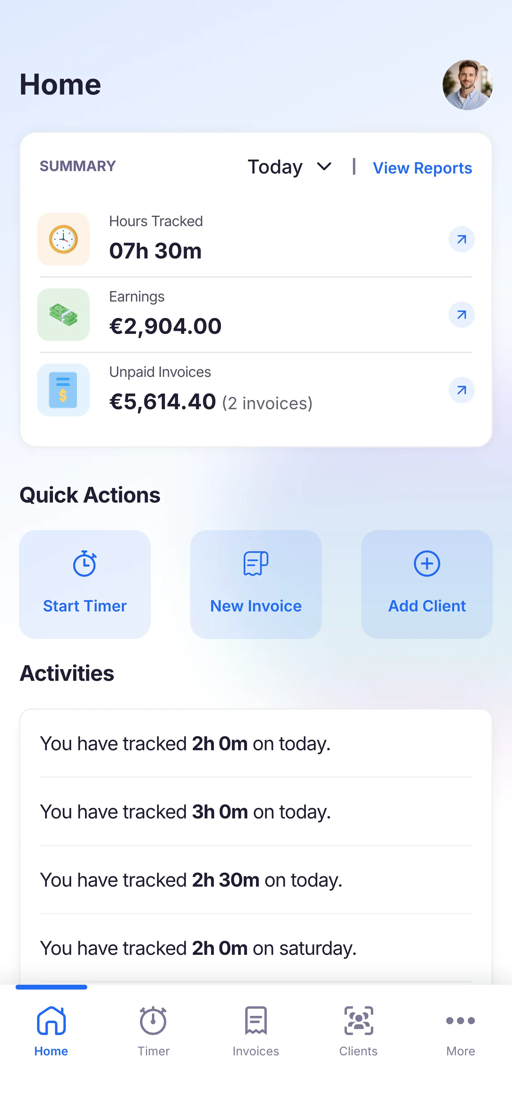 Billr app screenshot